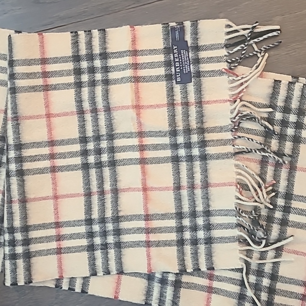***SOLD*** Authentic Burberry Cashmere scarf